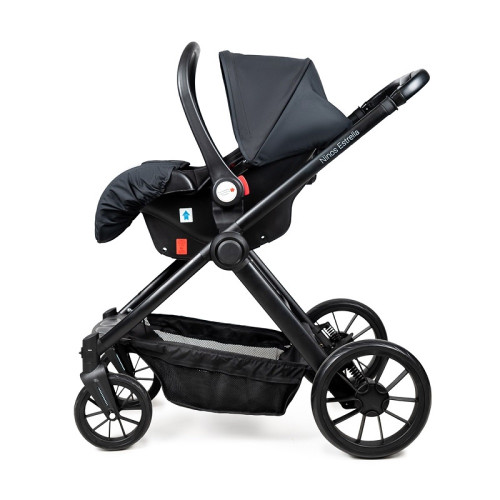 Коляска 3в1 с автокреслом Ninos Estrella Black Black — 21137