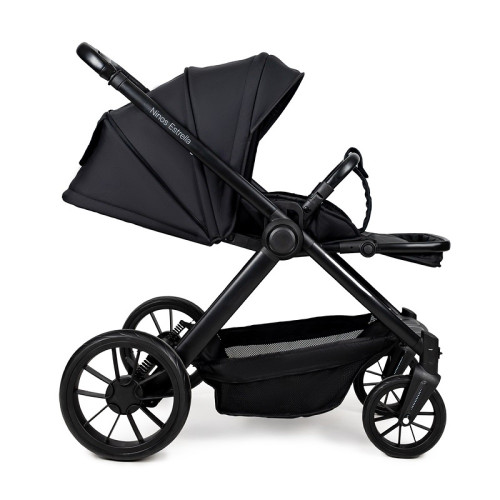 Коляска 3в1 с автокреслом Ninos Estrella Black Gold — 21138