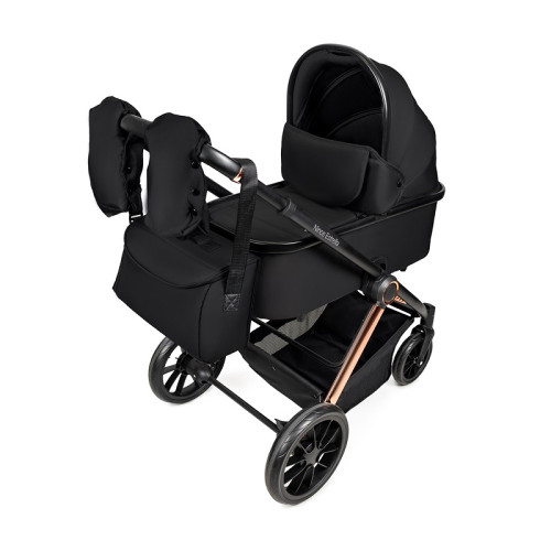 Коляска 3в1 с автокреслом Ninos Estrella Black Gold — 21138