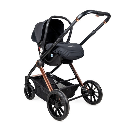 Коляска 3в1 с автокреслом Ninos Estrella Black Gold — 21138