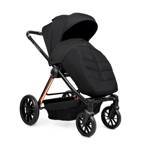 Коляска 3в1 с автокреслом Ninos Estrella Black Gold — 21138