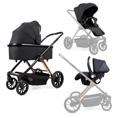 Коляска 3в1 з автокріслом Ninos Estrella Black Gold