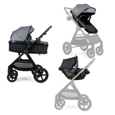 Коляска трансформер 3 в 1 Ninos Ventura Eco Grey