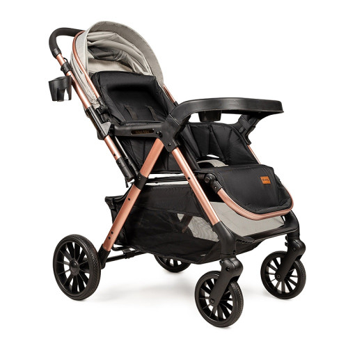 Прогулочная коляска Ninos Maxi 2 с автолюлькой 0+, Light Grey Gold — 22104 Прогулочная коляска Ninos Maxi 2 с автолюлькой 0+, Light Grey Gold — 22104
