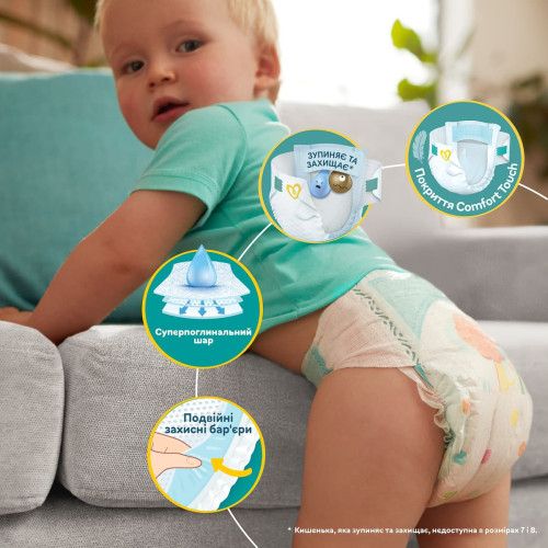 Подгузники Pampers Active Baby 3 (6-10кг) 54 шт — 18583