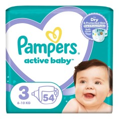 Підгузки Pampers Active Baby 3 (6-10кг) 54 шт