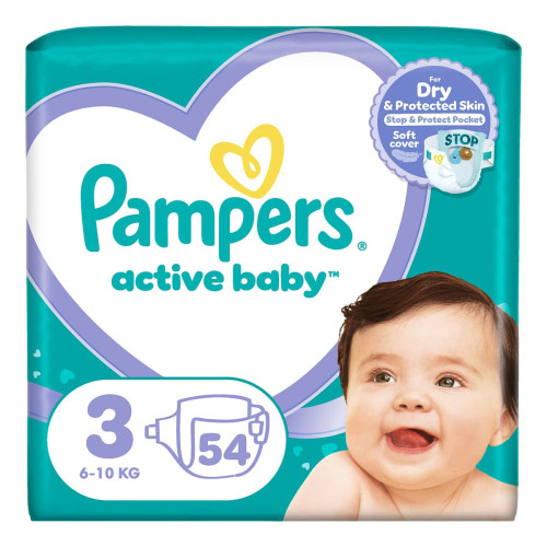 Підгузки Pampers Active Baby 3 (6-10кг) 54 шт