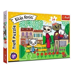 Пазли Trefl Веселощі котика 24 елементів (14316) 