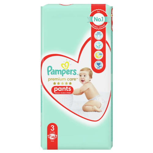 Підгузки-трусики Pampers Premium Care Pants 3 (6-11 кг), 48 шт. — 4546