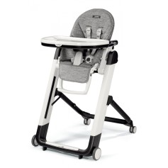 Стульчик для кормления Peg Perego Siesta Follow Me Wonder Grey (пятноустойчивый)