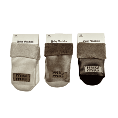 Теплі дитячі шкарпетки Baby Fashion на махрі, з надписом, 3 кольори (PH-1241)