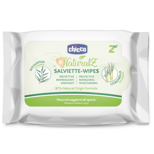 Детские защитные салфетки от комаров Chicco Naturalz, 20 шт (11599.00)