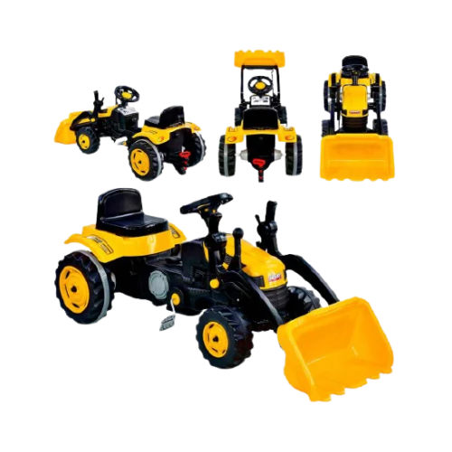 Экскаватор педальный с ковшем Pilsan 07-315 желтый