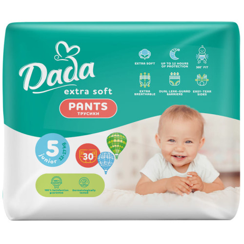 Підгузки-трусики Dada Extra Soft 5 (12-17 кг) 30 шт