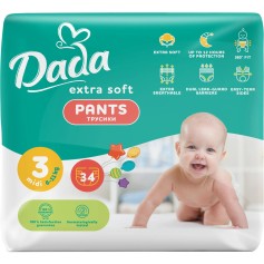Підгузки-трусики Dada Extra Soft 3 (6-11кг), 34 шт.