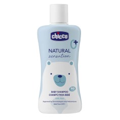 Шампунь Chicco Natural Sensation Baby Shampoo Без сліз з алое та олією солодкого мигдалю 200 мл (11518)