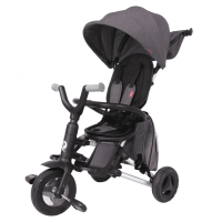 Трехколесный складной велосипед детский Qplay Nova Plus Rubber Ultimate Black