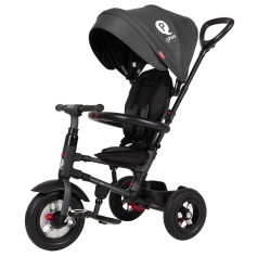 Триколісний складний велосипед дитячий Qplay Rito Rubber Black