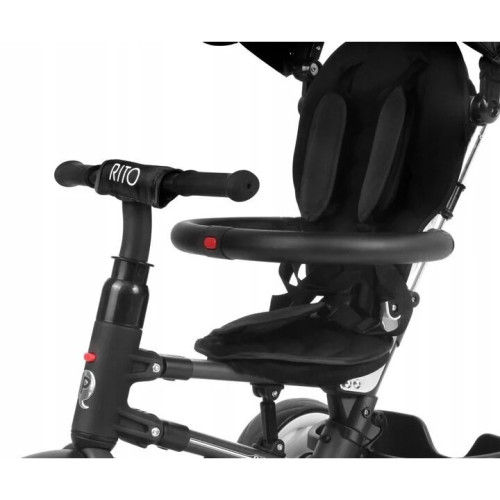 Триколісний складний велосипед дитячий Qplay Rito Rubber Black — 13629 Триколісний складний велосипед дитячий Qplay Rito Rubber Black — 13629