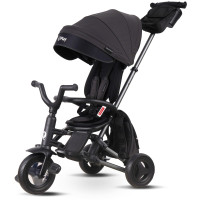 Триколісний складний велосипед Qplay Nova Plus Rubber Exclusive Black