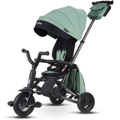 Трёхколёсный складной велосипед Qplay Nova Plus Rubber Exclusive Green