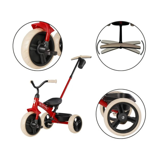 Велосипед триколісний дитячий Qplay Elite Pro Red — 13617