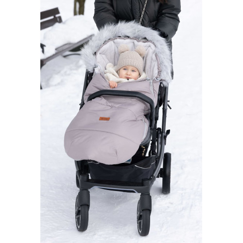 Зимний конверт в коляску Sensillo Orso Black mat 100x45 (sillo-8384) — 12568