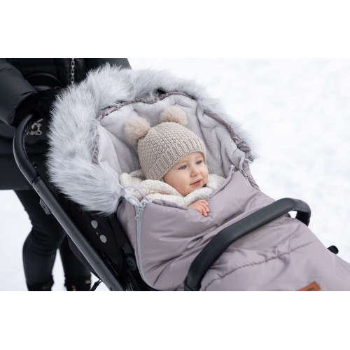 Зимний конверт в коляску Sensillo Orso Black mat 100x45 (sillo-8384) — 12568