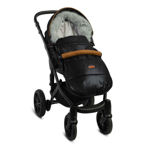 Зимний конверт в коляску Sensillo Orso Black mat 100x45 (sillo-8384) — 12568