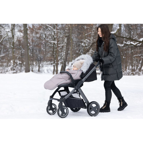 Зимний конверт в коляску Sensillo Orso Black mat 100x45 (sillo-8384) — 12568