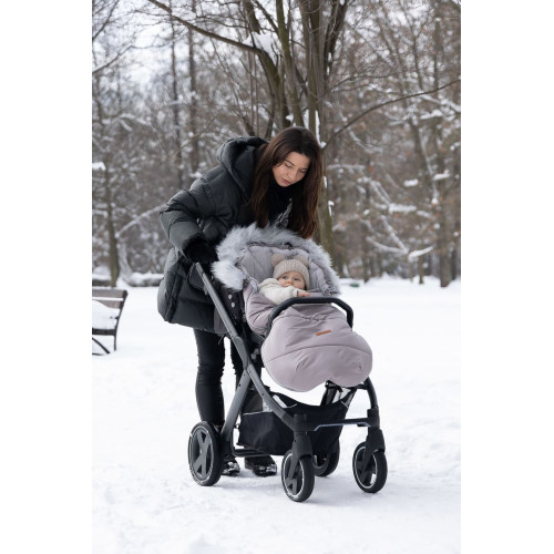 Зимний конверт в коляску Sensillo Orso Black mat 100x45 (sillo-8384) — 12568