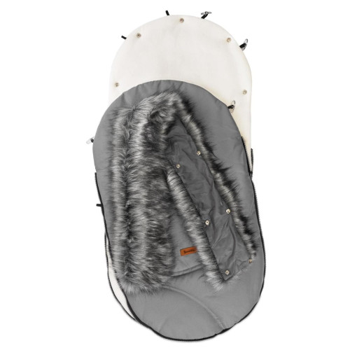 Зимний конверт в коляску Sensillo Eskimo Grey / Polar 100x46 (sillo-8332) — 12545