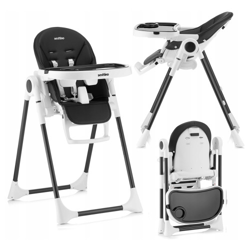 Дитячий стілець для годування Sesttino Silla black (SSblack) — 22831 Дитячий стілець для годування Sesttino Silla black (SSblack) — 22831