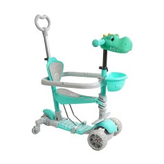 Детский самокат 5в1 Best Scooter с бампером P-67303