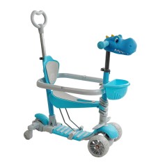 Детский самокат 5в1 Best Scooter с бампером P-92401