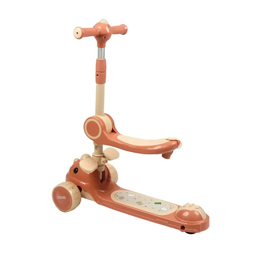 Самокат триколісний Skyper з сидінням DL-145-12 — 27395
