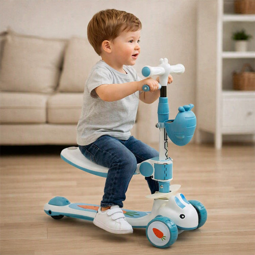 Самокат триколісний Skyper з сидінням T-9892/40 — 27414