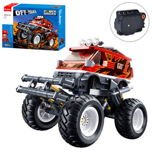Дитячий конструктор Sluban Power Bricks позашляховик, 261 елементів (M38-B1159)