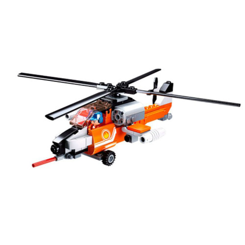 Дитячий конструктор Sluban "Авіація" вертоліт 129 деталей (M38-B0667D)