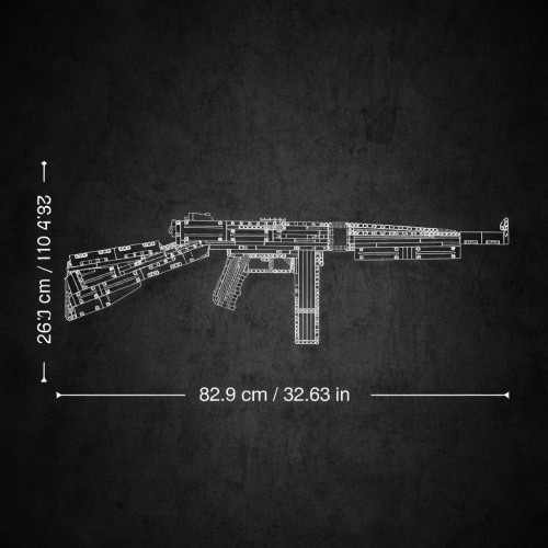 Дитячий конструктор Sluban "Автомат" 1:1, 1239 деталей (M38-B1351) — 23641