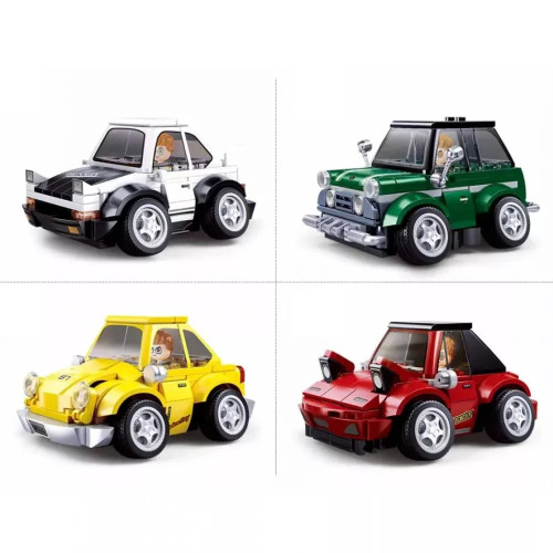 Дитячий конструктор Sluban "Автомобілі" 4 види в асоортименті (M38-B1206)