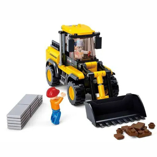 Дитячий конструктор Sluban "Бульдозер" 212 деталей (M38-B0538)