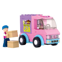 Детский конструктор Sluban Girls Dream Delivery Car 102 деталей (M38-B0520)