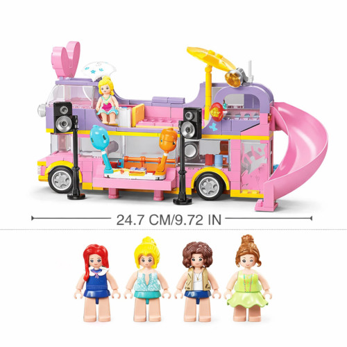 Дитячий конструктор Sluban Girls Dream "Двоповерховий автобус" 412 деталей (M38-B1165) — 23744 Дитячий конструктор Sluban Girls Dream "Двоповерховий автобус" 412 деталей (M38-B1165) — 23744