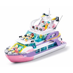 Детский конструктор Sluban Girls Dream "Катер" 1108 деталей (M38-B1167)