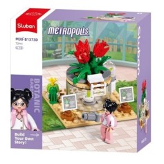 Дитячий конструктор Sluban Metropolis "Ботанічний сад" 72 деталі (M38-B1373D)