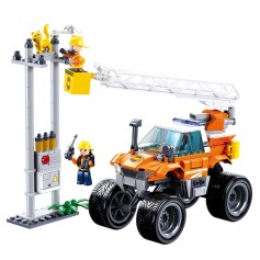 Дитячий конструктор Sluban Metropolis "Спецтехніка" 273 деталей (M38-B1288)