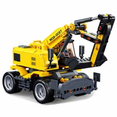Дитячий конструктор Sluban Power Bricks Ескаватор на радіокеруванні 353 деталей (M38-B1155)