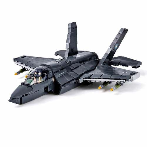 Дитячий конструктор Sluban "Винищувач F-35BS" 705 деталей (M38-B1361) — 23640