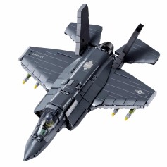 Детский конструктор Sluban "Истребитель F-35BS" 705 деталей (M38-B1361)